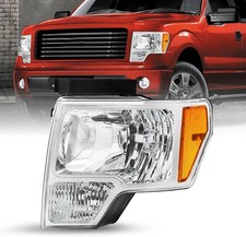 Halogen Headlight Assembly Compatible with 09-14 Ford F150 picture