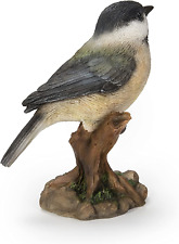 Various Bird on Stump Statues (Chickadee), Multi Colors picture