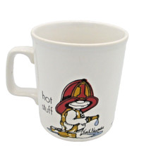 Kiln Craft Fireman Hot Stuff Coffee Mug Cup 1978 Kirk Alexander England Fireman picture