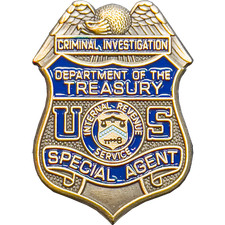 PBX-007-G IRS Special Agent Lapel Pin Internal Revenue Service picture