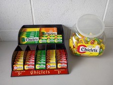 “Chicklets” Vintage mercantile Store Counter gum Display 167 Ct Gum