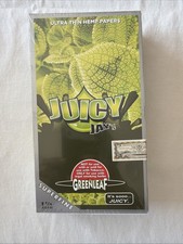 Juicy Jays 1 1/4 Superfine Greenleaf Flavored Hemp Rolling Papers, Full Box picture