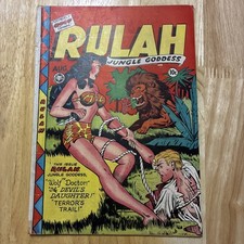 FOX COMICS RULAH # 17 (1) GOLDEN AGE 1948 JUNGLE GGA ZOOT RARE MISPRINT picture