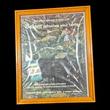 Vintage 1960s Salem Cigarettes Original Magazine Print Ad Framed Tobacco picture