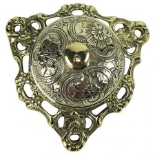 Vintage Cinchona Ornate Metal Hotel Desk Service Bell | Antique Gift  Decor picture