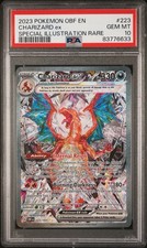 Pokemon TCG Obsidian Flames Charizard EX Card 223/197 PSA 10 picture