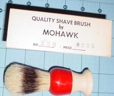 Vintage Mohawk Shaving Brush No. 3-338  Barber Supply Grooming Tool Canada NOS picture