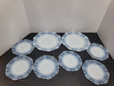 Vintage Macbeth Evans American Sweetheart Monax Depression glass Plates.8 piece. picture