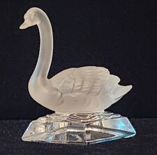 Goebel Frosted Crystal Swan picture