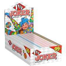 Joker Rolling Paper 1 1/2 Cigarette Papers 1.5 Original Full Box of 24 Booklets picture