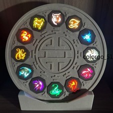 Jackie Chan Adventures Amulet Stones Anime Collect Key LED Full Set Gift Model picture