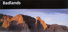 Badlands National Park South Dakota National Park Service Unigrid Brochure Map picture