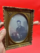 VTG 60s USA Navy Man In Unform Picture Framed picture