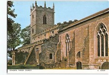 Postcard St. Andrew's Church in Epworth Lincolnshire England picture
