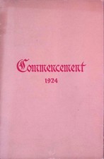 1924 Williamsport PA High School Commencement Program - Class of 24 Faculty picture