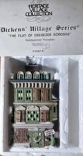 DEPT 56 Dickens' Village Series The Flat of Ebenezer Scrooge #5587-5 Vtg 1989 picture