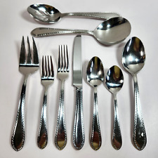 Reed and Barton Stainless Flatware Helena Maria 62 Pieces 18/10 Everyday Set picture