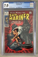 Sub-Mariner #15 CGC 7.0 F (Marvel - 07/69) Awesome Cover picture