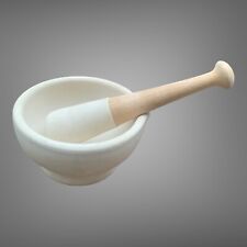 Vintage Warranted Acid Proof Made in England Apothecary Mortar & Pestle 4 picture