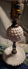 1960's Vintage Hobnail Milk Glass 11