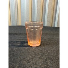Vintage Pink Depression Glass Shot Glass Panel Fluted Small Tumbler 2.25 Inch picture