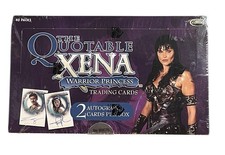 The Quotable Xena Warrior Princess Trading Cards NEW SEALED 2 Autographs Inside picture