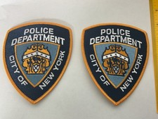 New York City Police Patch Set and Full Size with tracking ,Insured,New picture