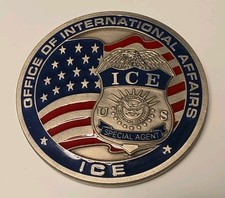 ICE  Office of International Affairs Challenge Coin  International Operations  picture