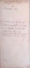 1847 Maine Handwritten Quitclaim Deed Benjamin Porter to Leander Poor Sebago picture