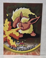 Flareon #136 Foil - Light Play - Topps Series 3 - 2000 Pokémon x1 picture