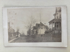Valencia PA RPPC Street View Houses Butler County 1908 Antique Postcard picture