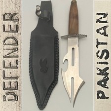 Defender by Frost Cutlery 12.5” Fantasy Fixed Blade Knife w/Wood Handle & Sheath picture