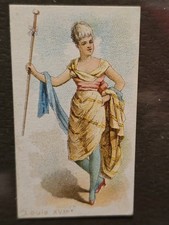 1880's N186 KIMBALL CIGARETTES, DANCING WOMAN - LOUIS XVTH picture