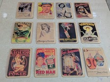Vintage Style Postcards Set of 12 Old Classic Retro Advertisements Pins Ups Art picture