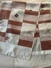 Vintage Japanese Kimono Silk Scarf 13x64