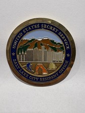 USSS US Secret Service SALT LAKE CITY RESIDENT OFFICE Challenge Coin picture