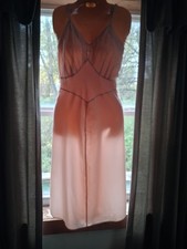 Vintage 1940s Slip Dress Peach Boudoir Simplicity No bells or whistles 36B 38 picture
