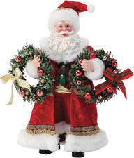 Possible Dreams Christmas Traditions Santas Holding Wreaths All That Glitters Fi picture