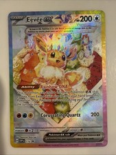 Eevee EX 174 Prismatic SPC Black Star Promo Illustration Rare SIR Pokemon Card picture
