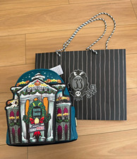 Loungefly Backpack Disney Haunted Mansion Holiday Club 33 W/ Gift Bag picture