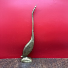 Vintage Mid 20th Century Modernist Brass Bird 14