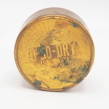Pre-Owned Gold Tone O-So-Dry Compact Marinello New York USA Makeup Case picture