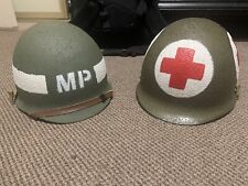Lots of 2 Restored U.S Made M1  Helmets picture