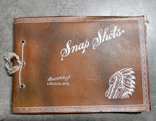 Vintage collectable souvenir snap shops with Indian Lincoln Nebraska with photos picture