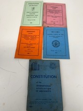 International Association Of Machinists Constitution/By-Laws/Agreement Pamphlets picture