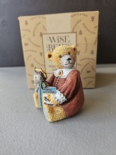 1st Edition Vintage 1997 The Wise Bears “Mary Jo” Figurine by Nita Showers NIB picture
