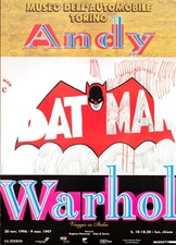 BATMAN 1997 Warhol Retrospective AT MUSEUM IN TURIN ITALY ORIGINAL PRINTING picture