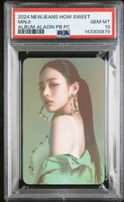 MINJI 2024 NEWJEANS HOW SWEET PURCHASE BONUS ALADIN GEM MINT PSA 10 picture
