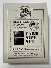 Black Traveler's Notebook Card Size 20th Anniversary Set picture