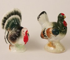 Porcelain Turkey & Hen Salt and Pepper Shakers picture